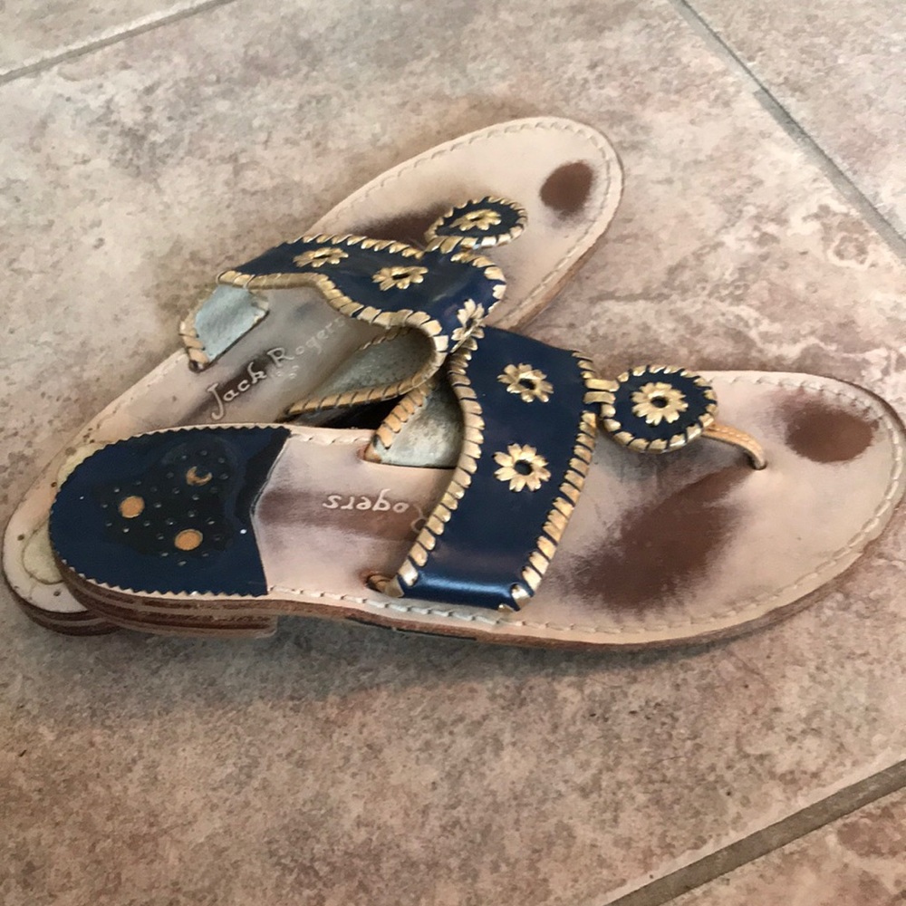 Navy and Gold Jack Rogers